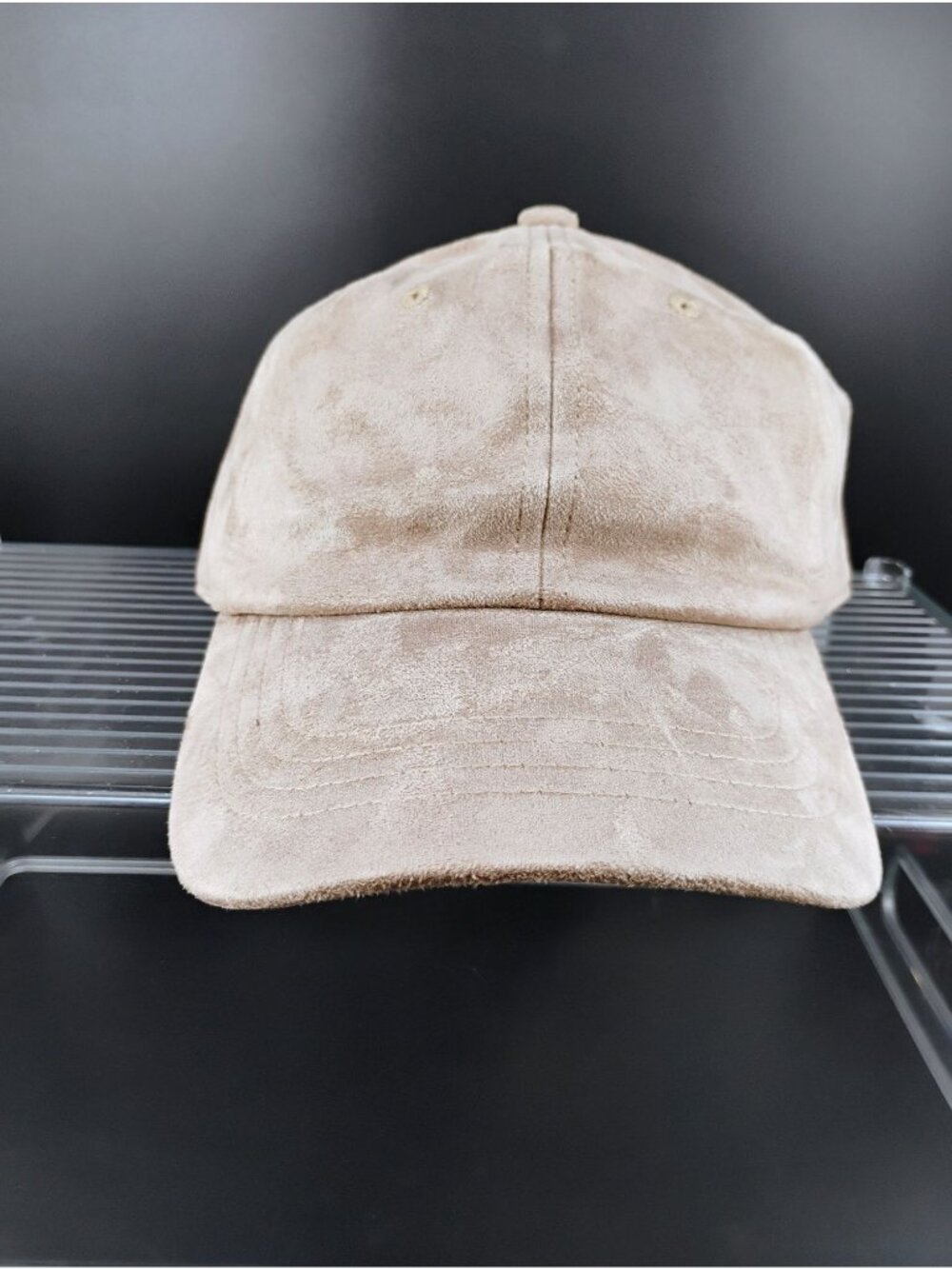 Universal Thread Faux Suede Baseball Cap Adjustable Tan